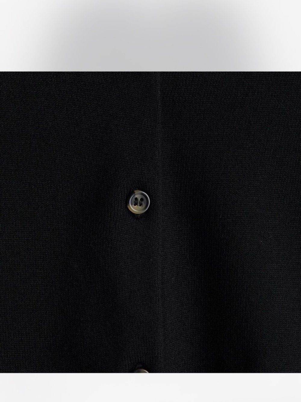 H&M Black Short-Sleeve Button Cardigan Size M - Picture 12 of 16